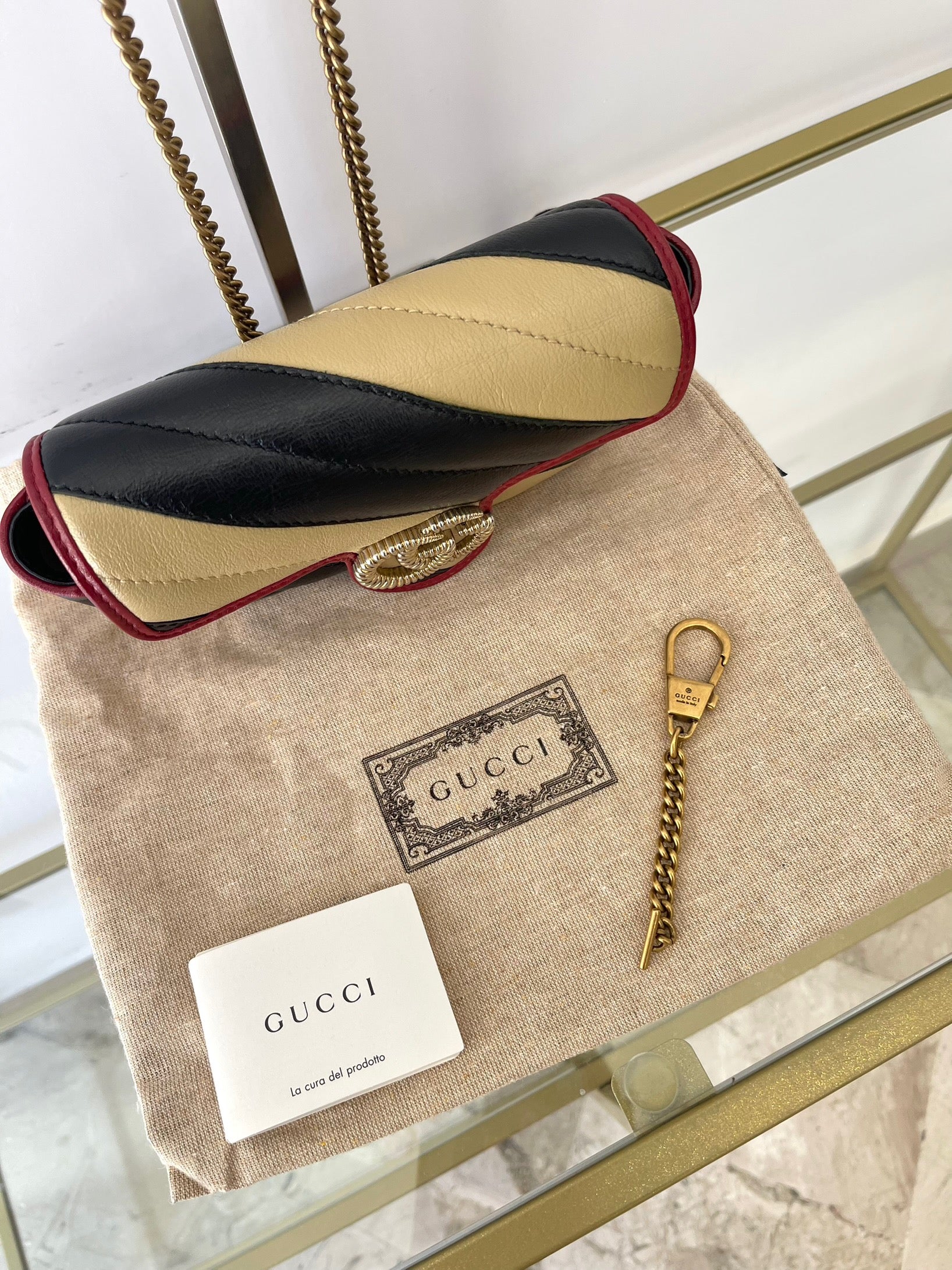 Borsa Mini Marmont GG Torchon Gucci