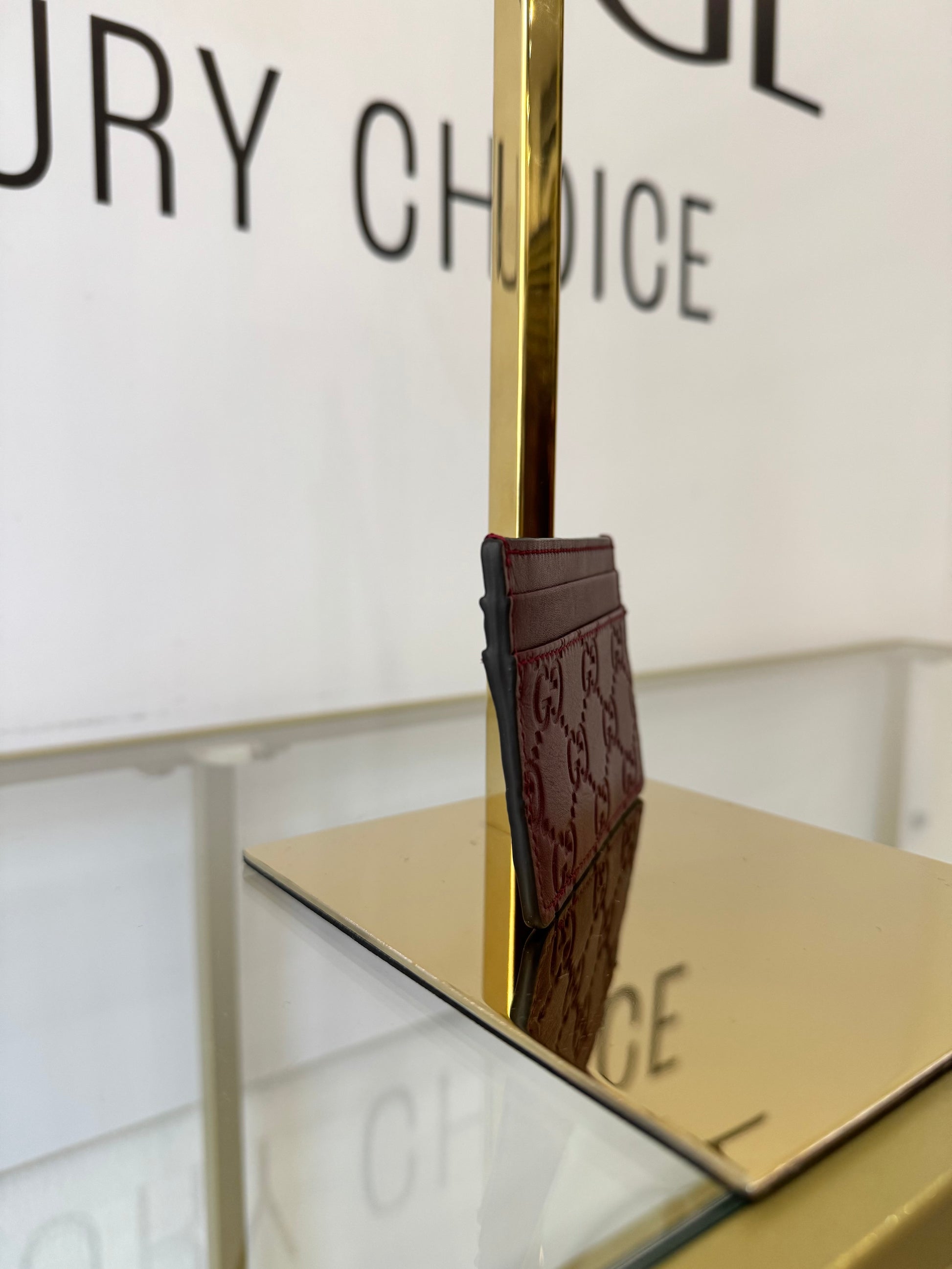 Portacarte GG Emblem Gucci