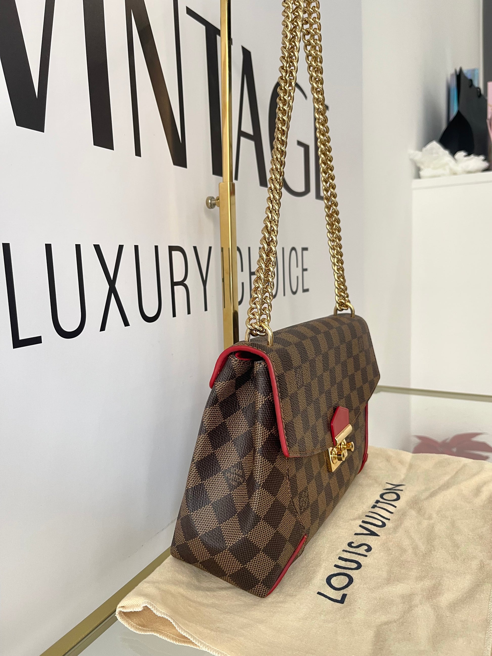 Borsa Caissa Damier Ebéne Louis Vuitton