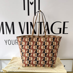 Borsa Shopping Roll Large Reversibile Fendi