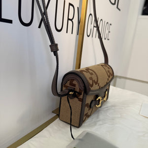 Borsa Mini Horsebit 1955 Jumbo GG Gucci