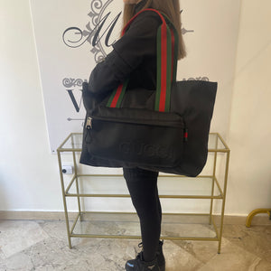 Borsa Shopping in nylon Gucci