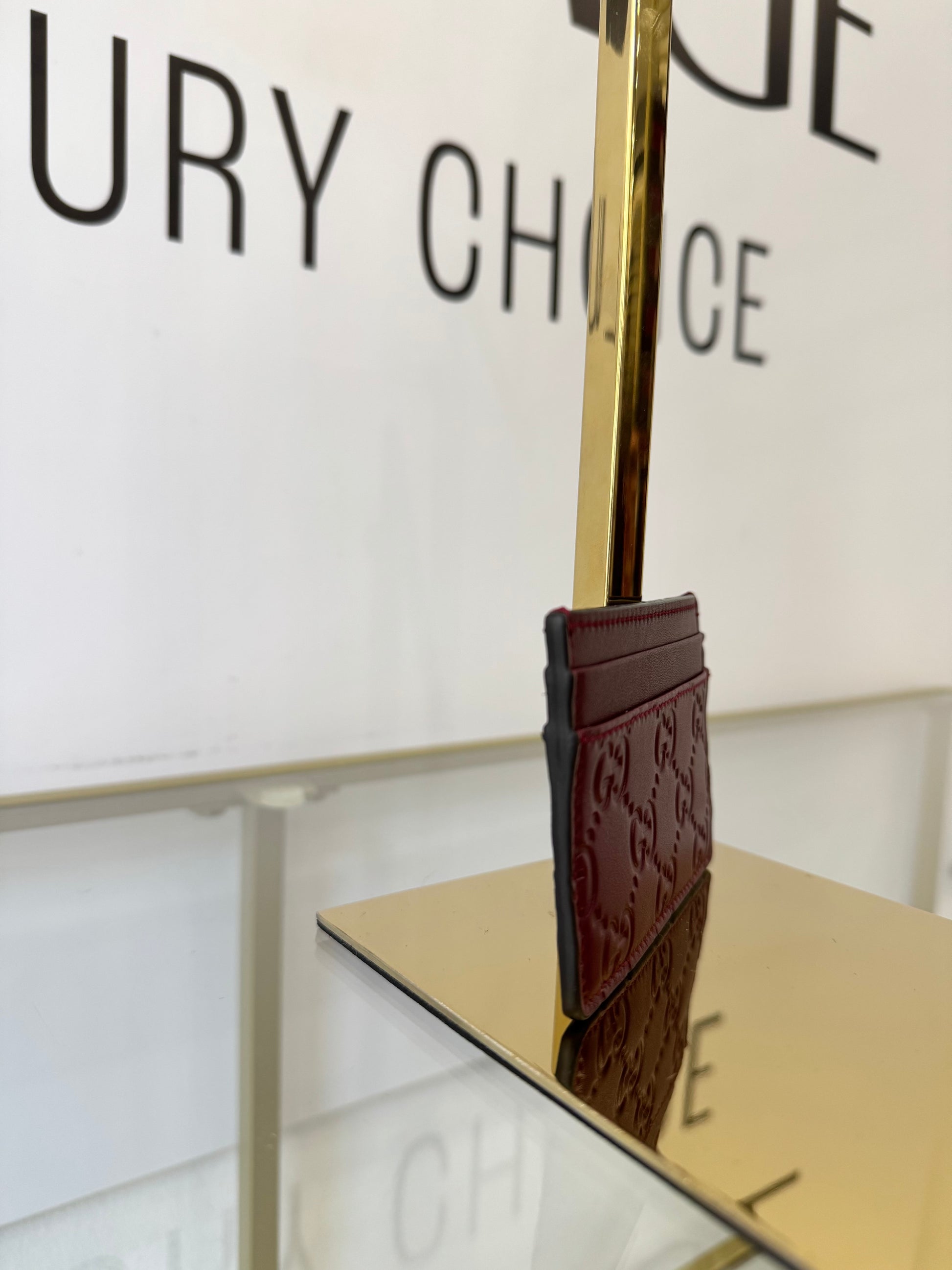 Portacarte GG Emblem Gucci