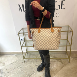 Borsa Neverfull MM  Damier Azur Louis Vuitton