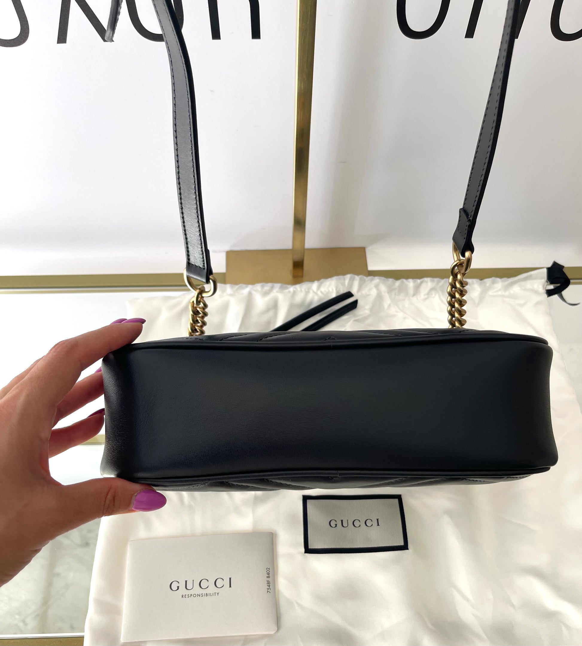 Borsa Camera Bag GG Marmont Matelassé Gucci