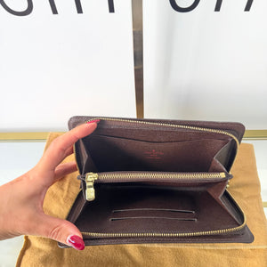Portafoglio Zippy Damier Ebène Louis Vuitton