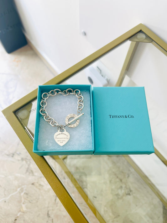 Bracciale a maglie Toggle cuore M Tiffany