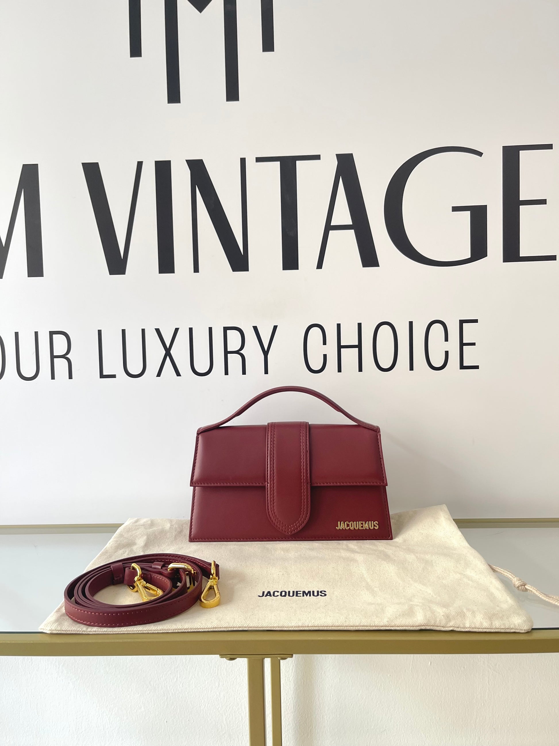 Borsa Le Grand Bambino Bordeaux Jacquemus