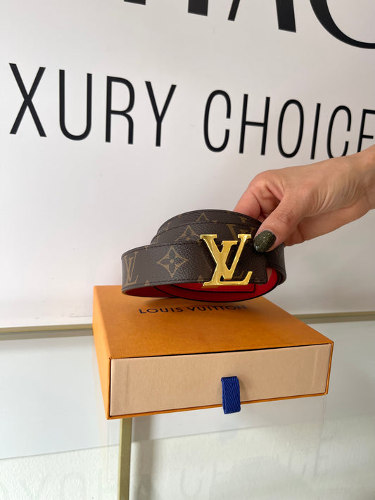 Cintura LV Initiales reversibile 30 mm Louis Vuitton
