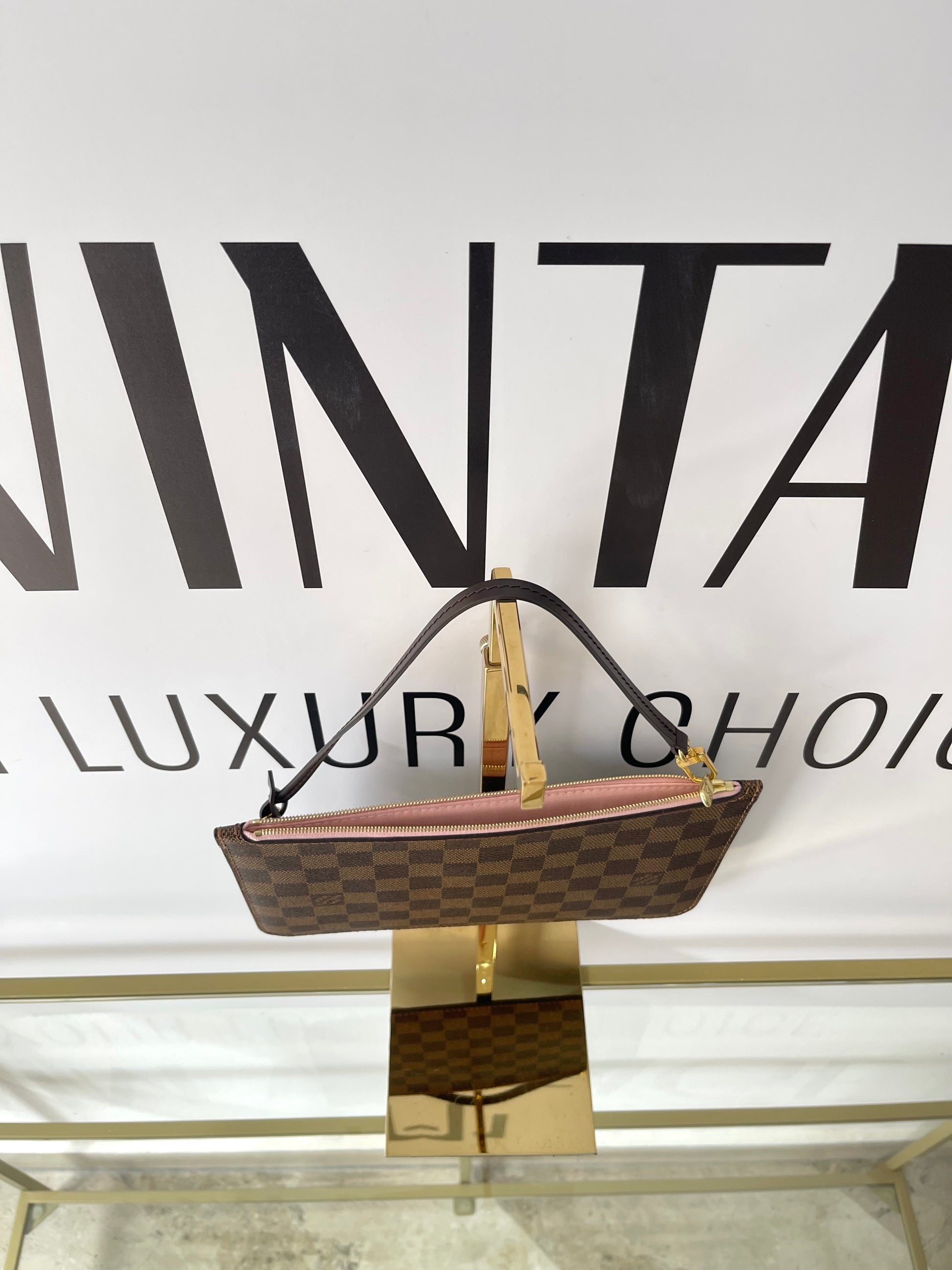 Pochette Damier Ebène Louis Vuitton