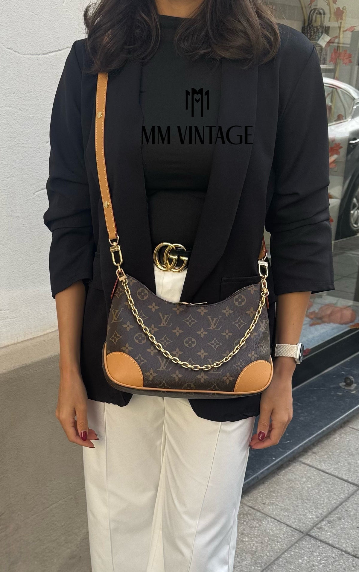 Borsa Boulogne PM Monogram Louis Vuitton