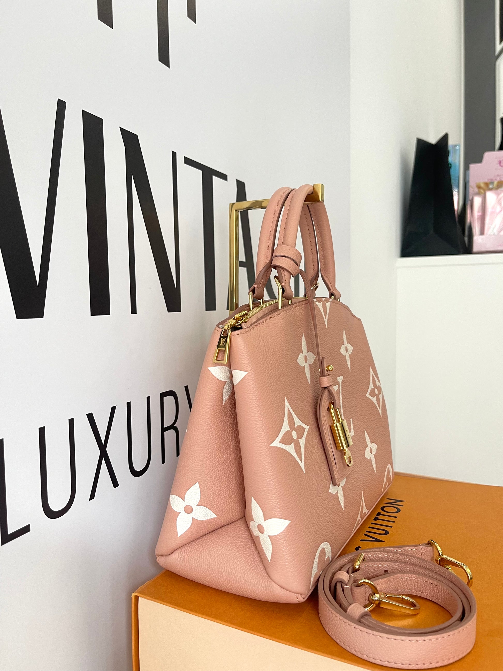 Borsa Petit Palais PM Monogram Empreinte Louis Vuitton