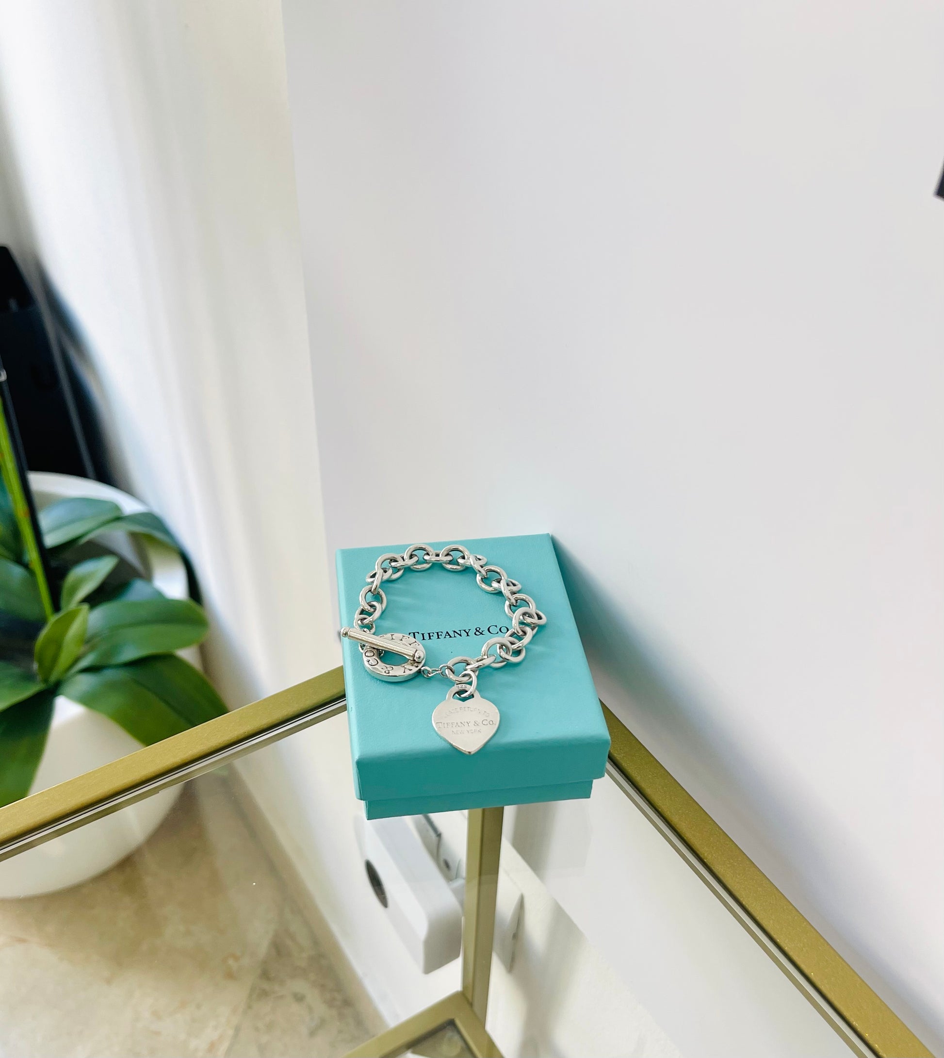 Bracciale a maglie cuore M Toggle Tiffany