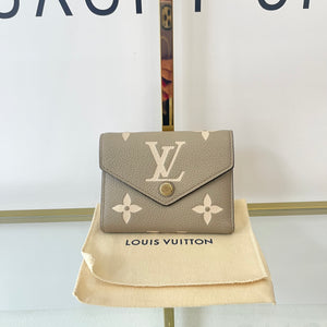 Portafoglio Victorine Monogram Empreinte bicolor Louis Vuitton