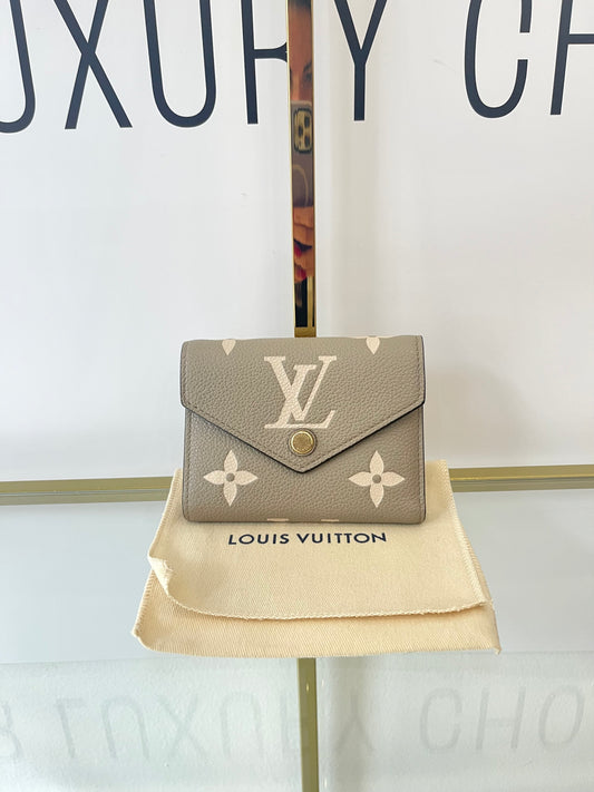 Portafoglio Victorine Monogram Empreinte bicolor Louis Vuitton