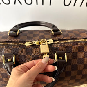 Borsa Speedy Bandoulière 35 Damier Ébène Louis Vuitton