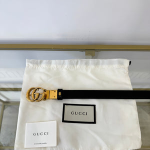 Cintura reversibile GG Marmont Supreme 2 cm Gucci
