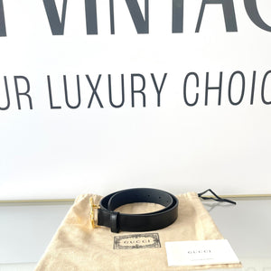 Cintura GG Marmont Gucci 3cm hw oro lucido