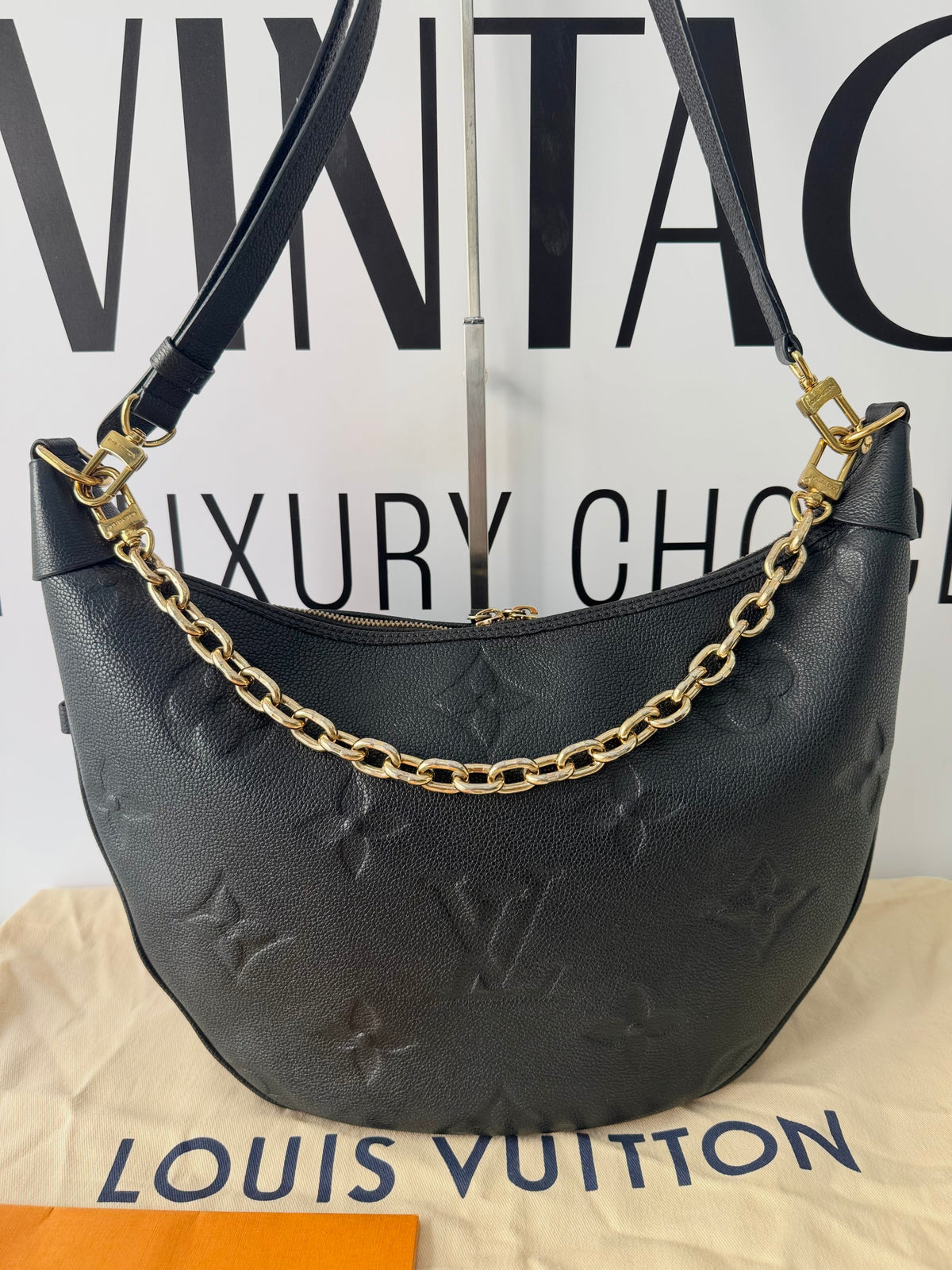 Borsa Loop Hobo Monogram Empreinte Louis Vuitton