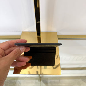 Portacarte in pelle martellata Saint Laurent nero