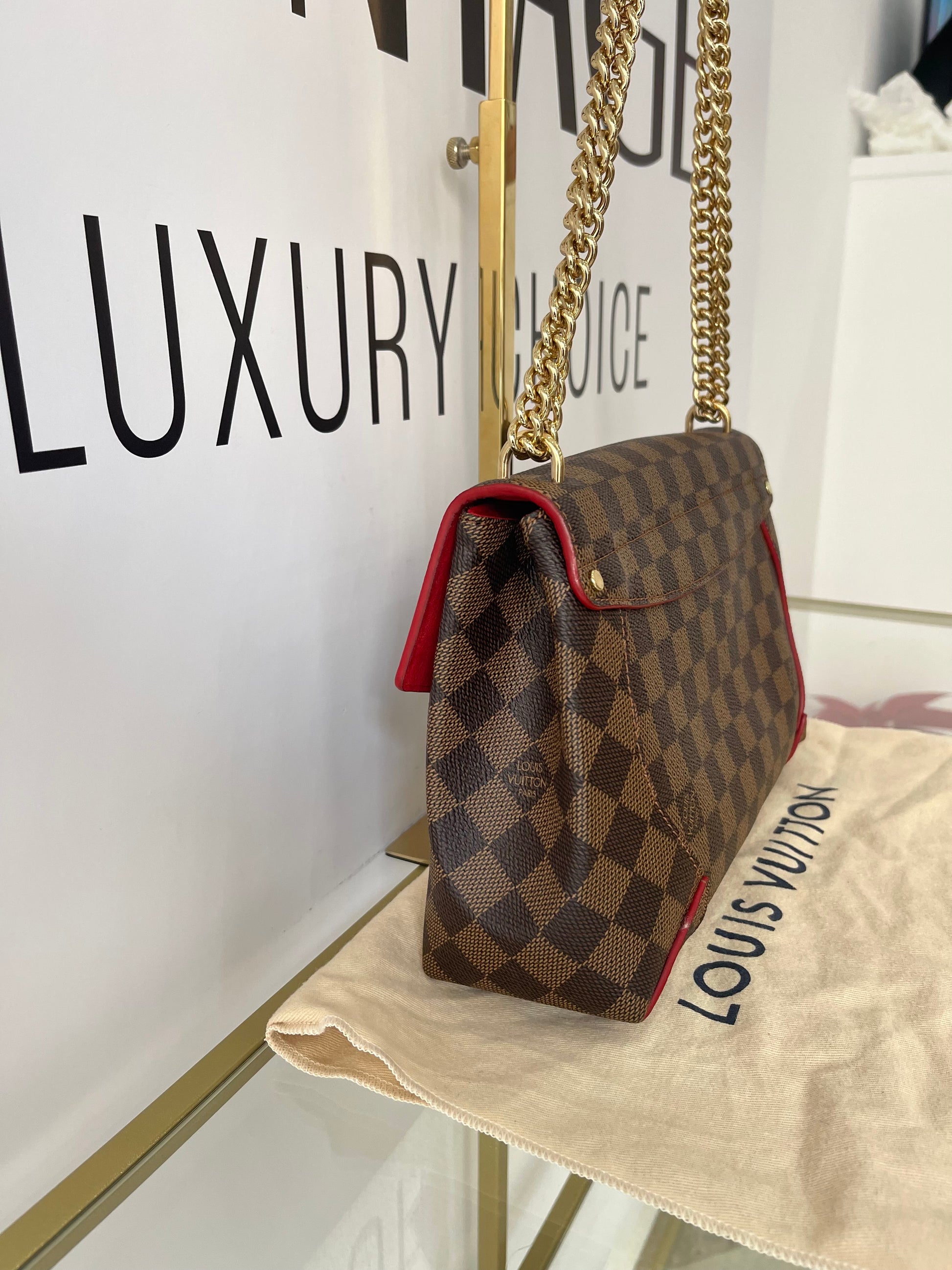 Borsa Caissa Damier Ebéne Louis Vuitton