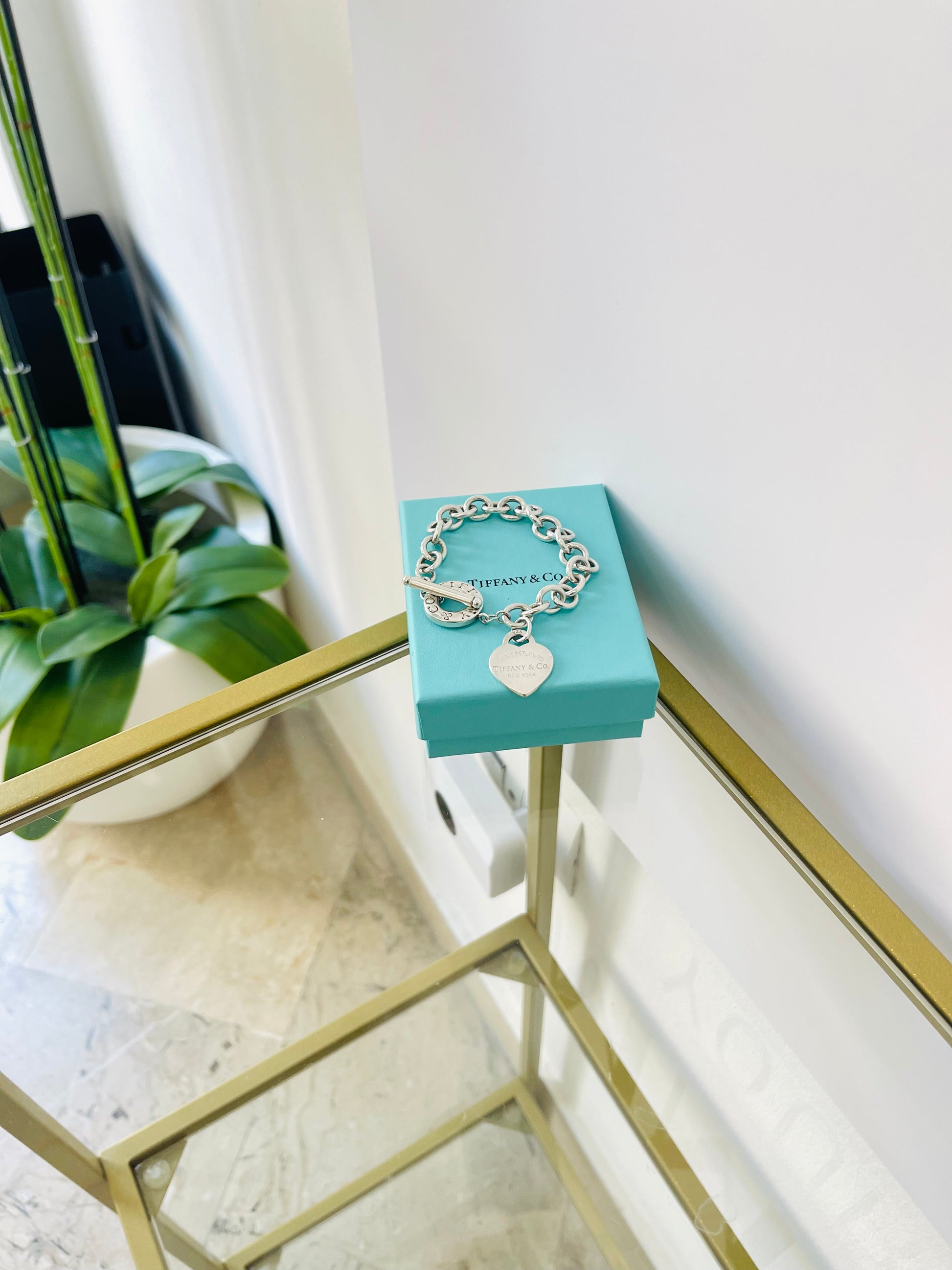 Bracciale a maglie cuore M Toggle Tiffany