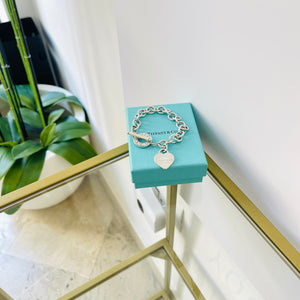 Bracciale a maglie cuore M Toggle Tiffany