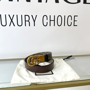 Cintura reversibile GG Marmont Supreme 3 cm Gucci