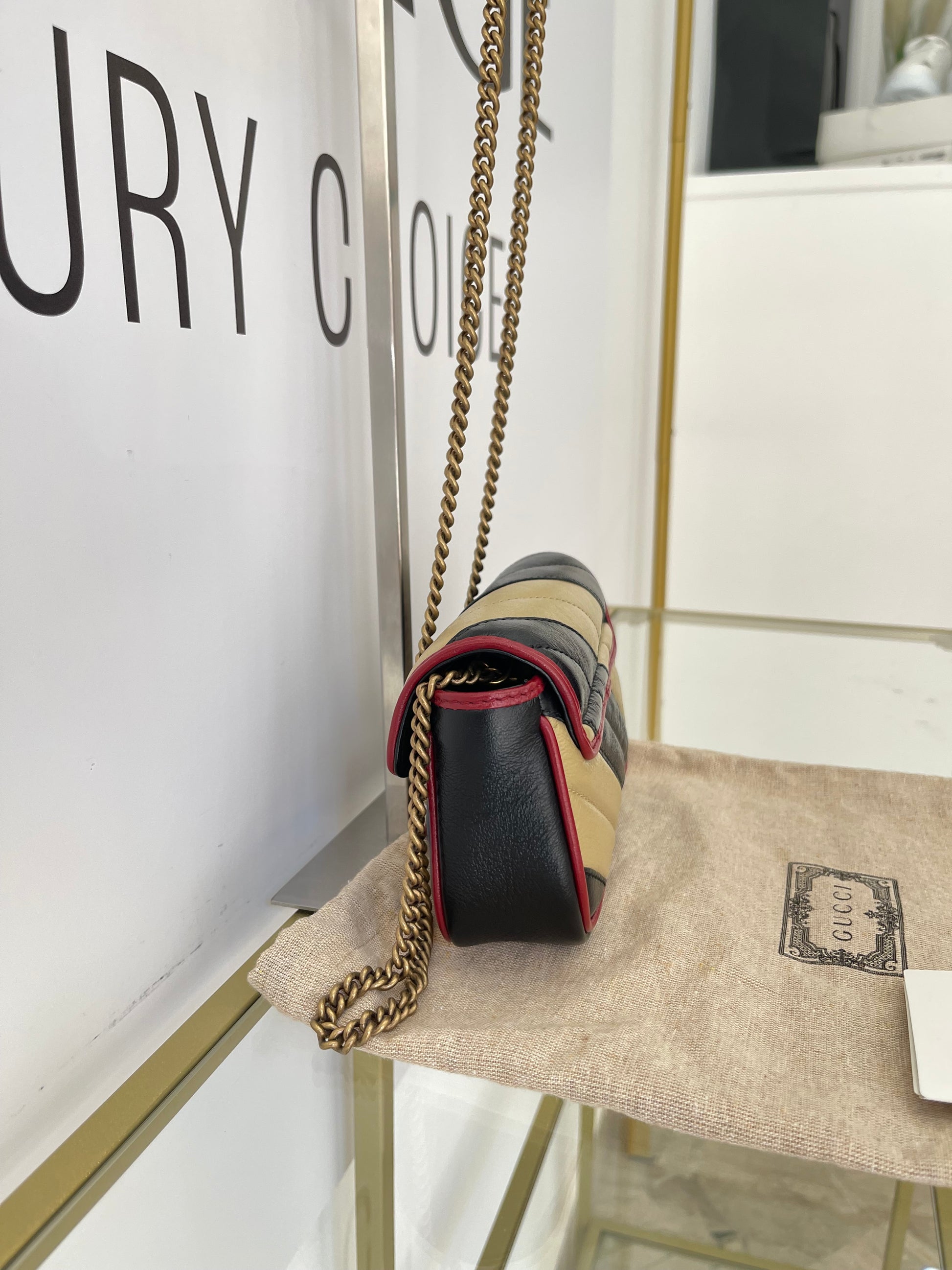 Borsa Mini Marmont GG Torchon Gucci