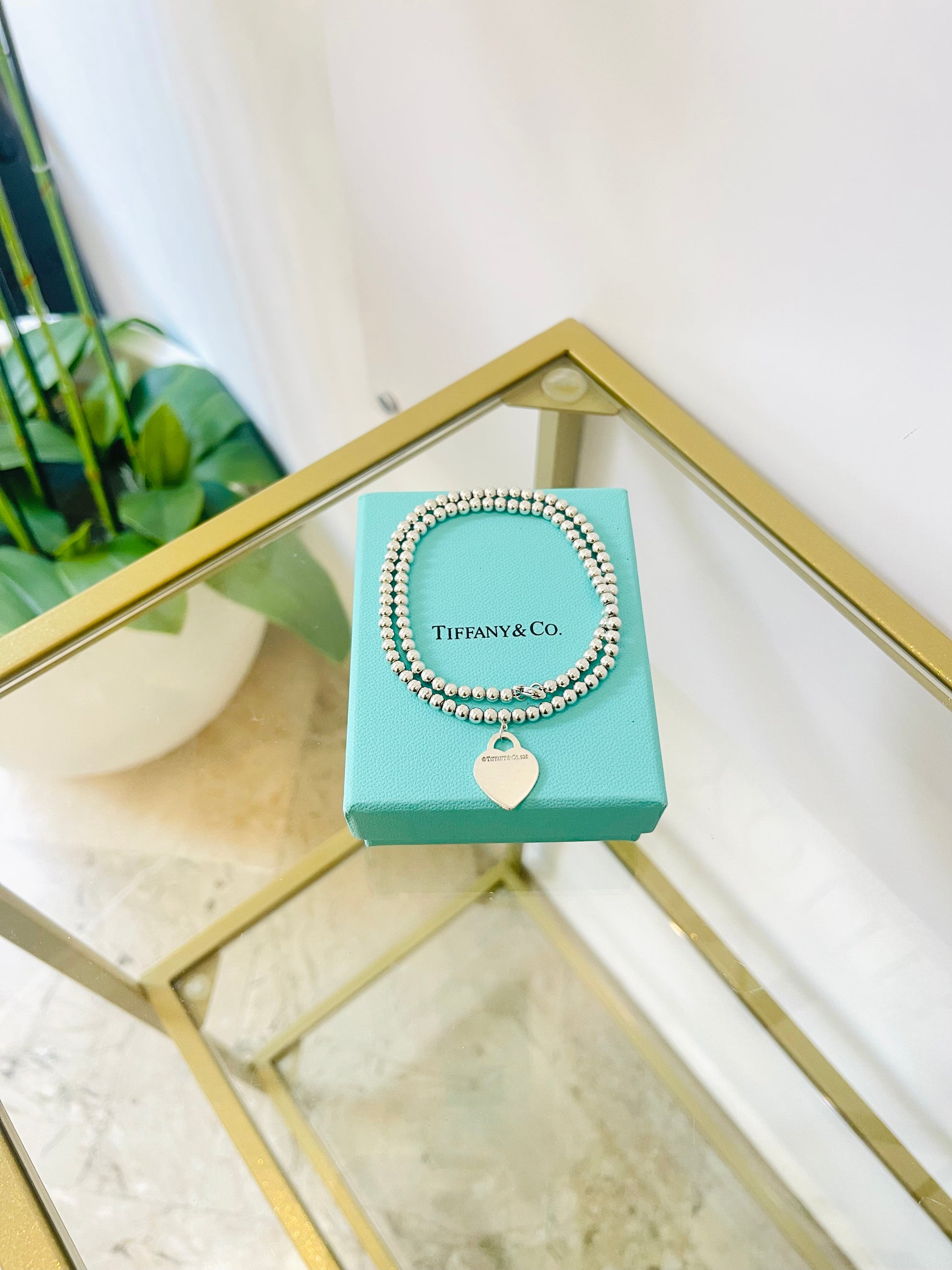 Collana Bead Cuore Small Tiffany