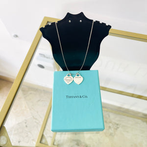 Girocollo Cuori Small smaltato rosso Tiffany