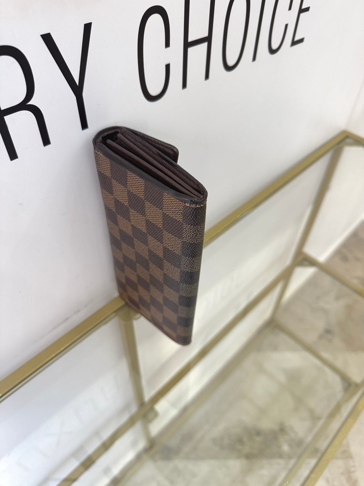 Portafoglio Sarah Damier Ebéne Louis Vuitton