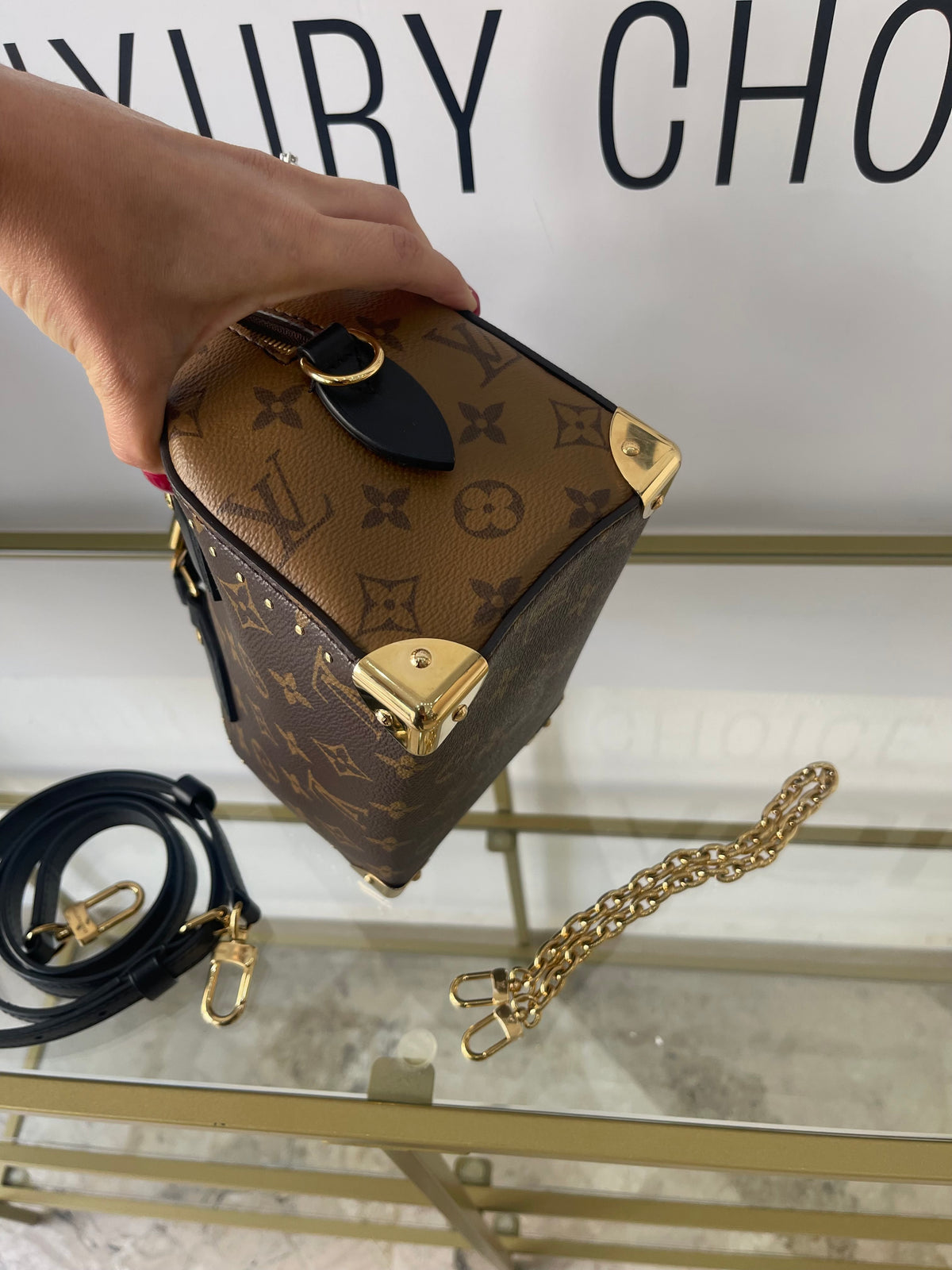 Borsa Speedy Trunk 20 Monogram Louis Vuitton