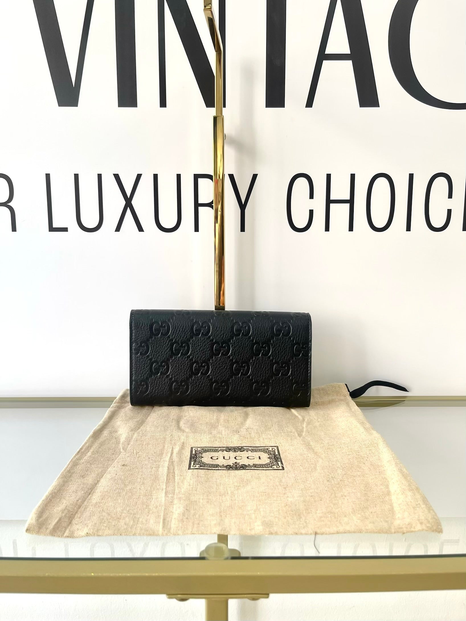 Portafoglio Continental GG Emblem Gucci