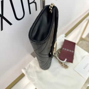 Wallet On Chain Marmont GG hw oro Gucci