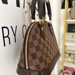 Borsa Alma BB Damier Ébène Louis Vuitton