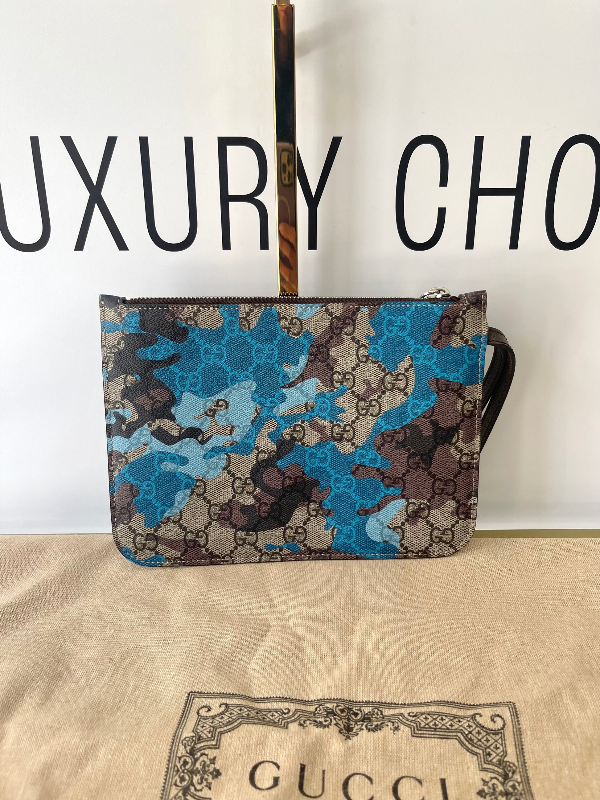 Borsa Shopping Camouflage GG Supreme Gucci