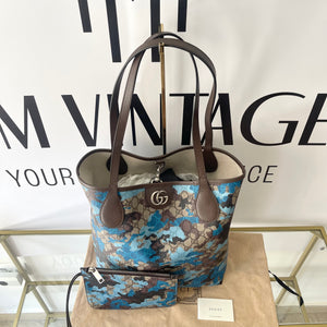 Borsa Shopping Camouflage GG Supreme Gucci