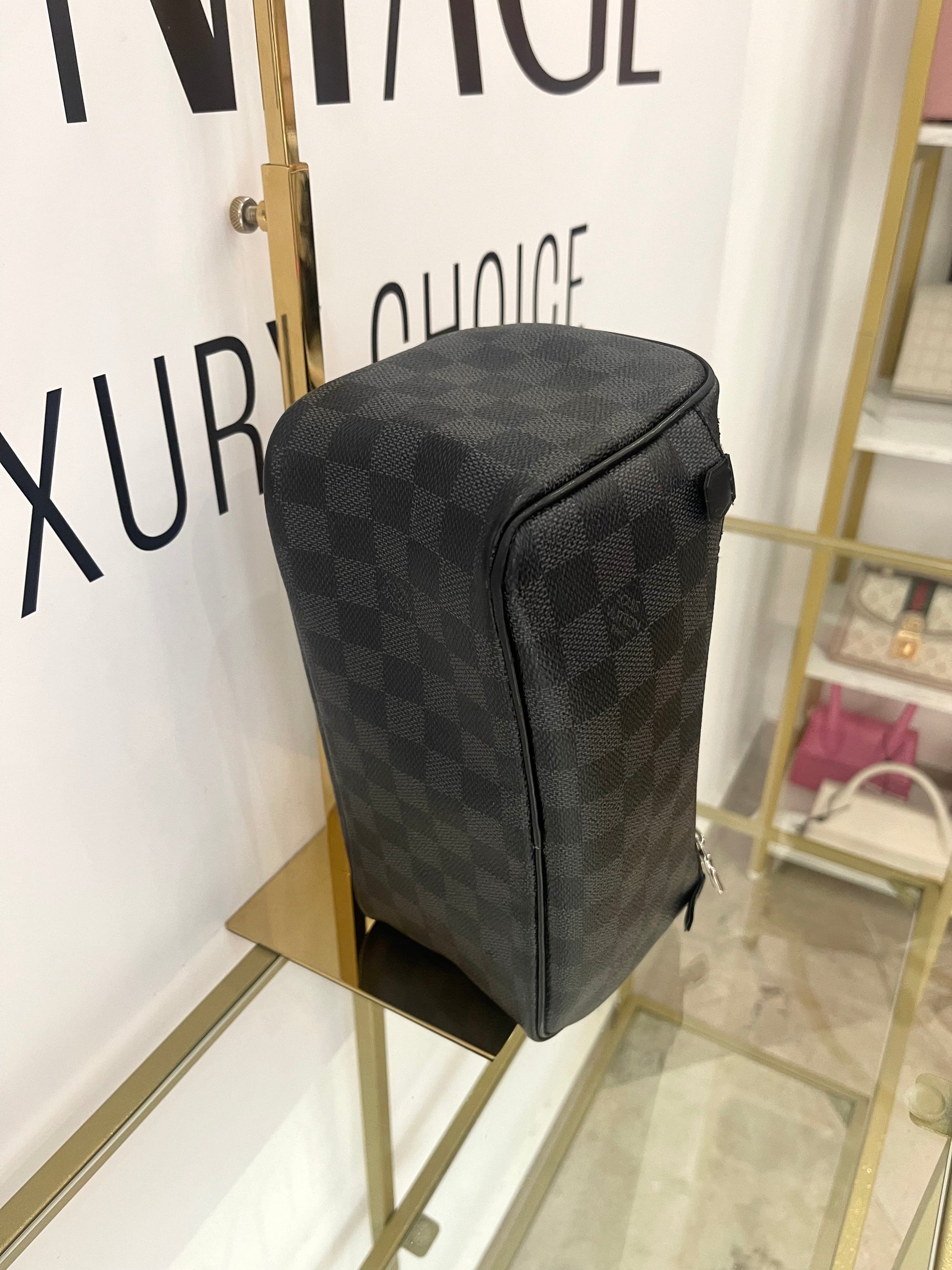 Toiletry Bag Damier Graphite Louis Vuitton