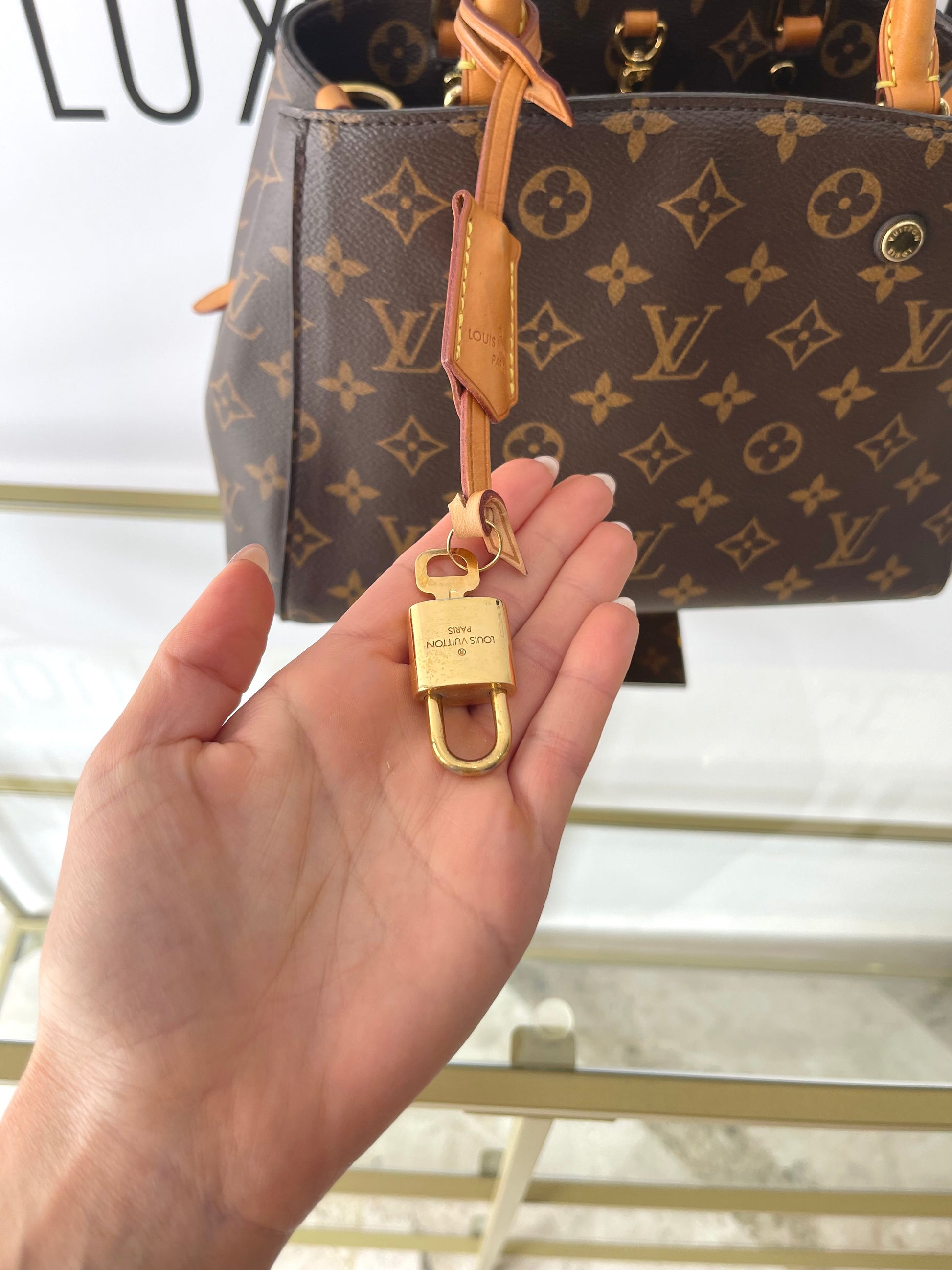 Borsa Montaigne PM Monogram Louis Vuitton