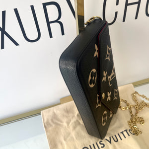 Pochette Felicie Monogram Empreinte bicolor Louis Vuitton