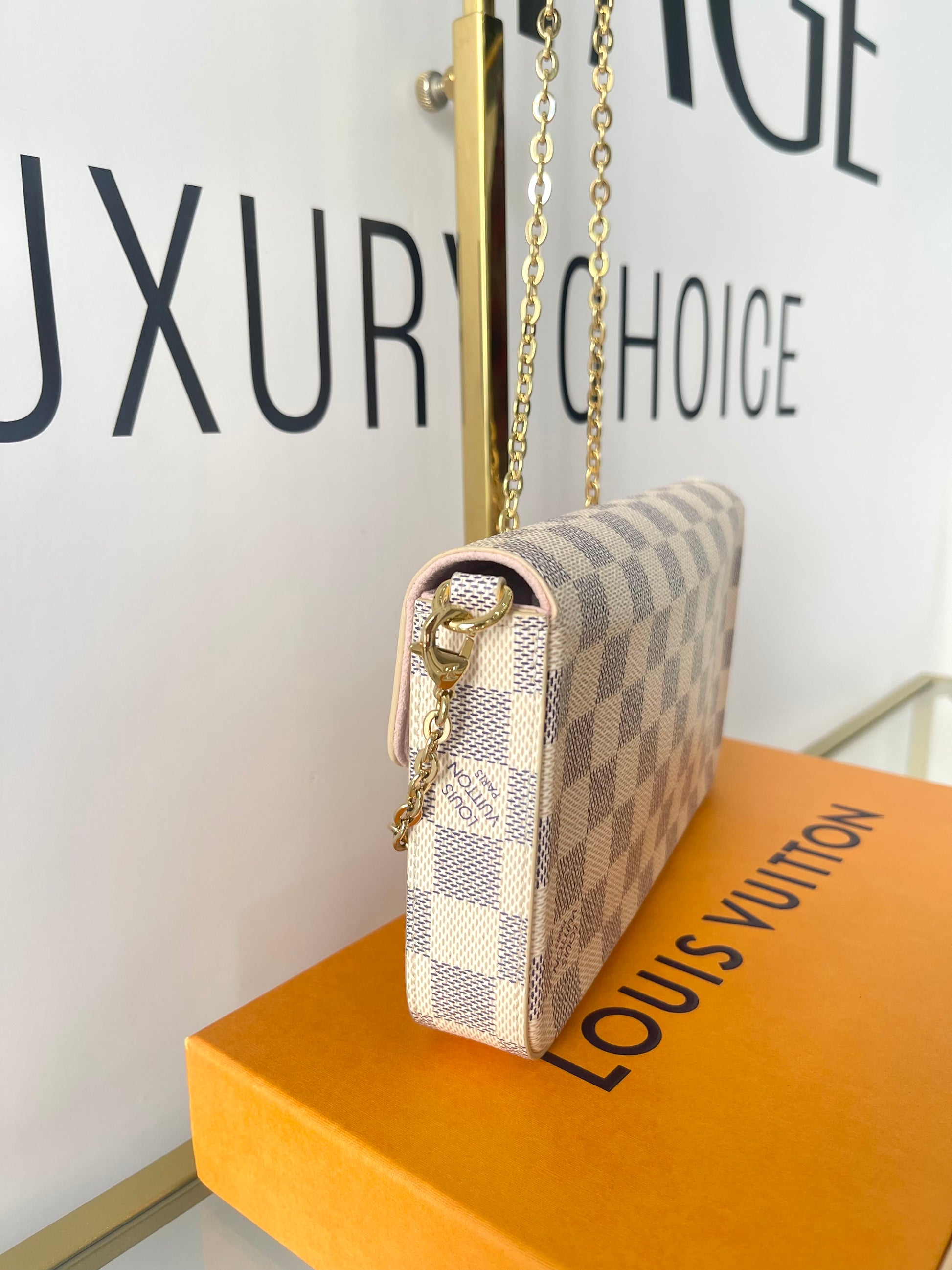 Pochette Félicie Damier Azur Louis Vuitton