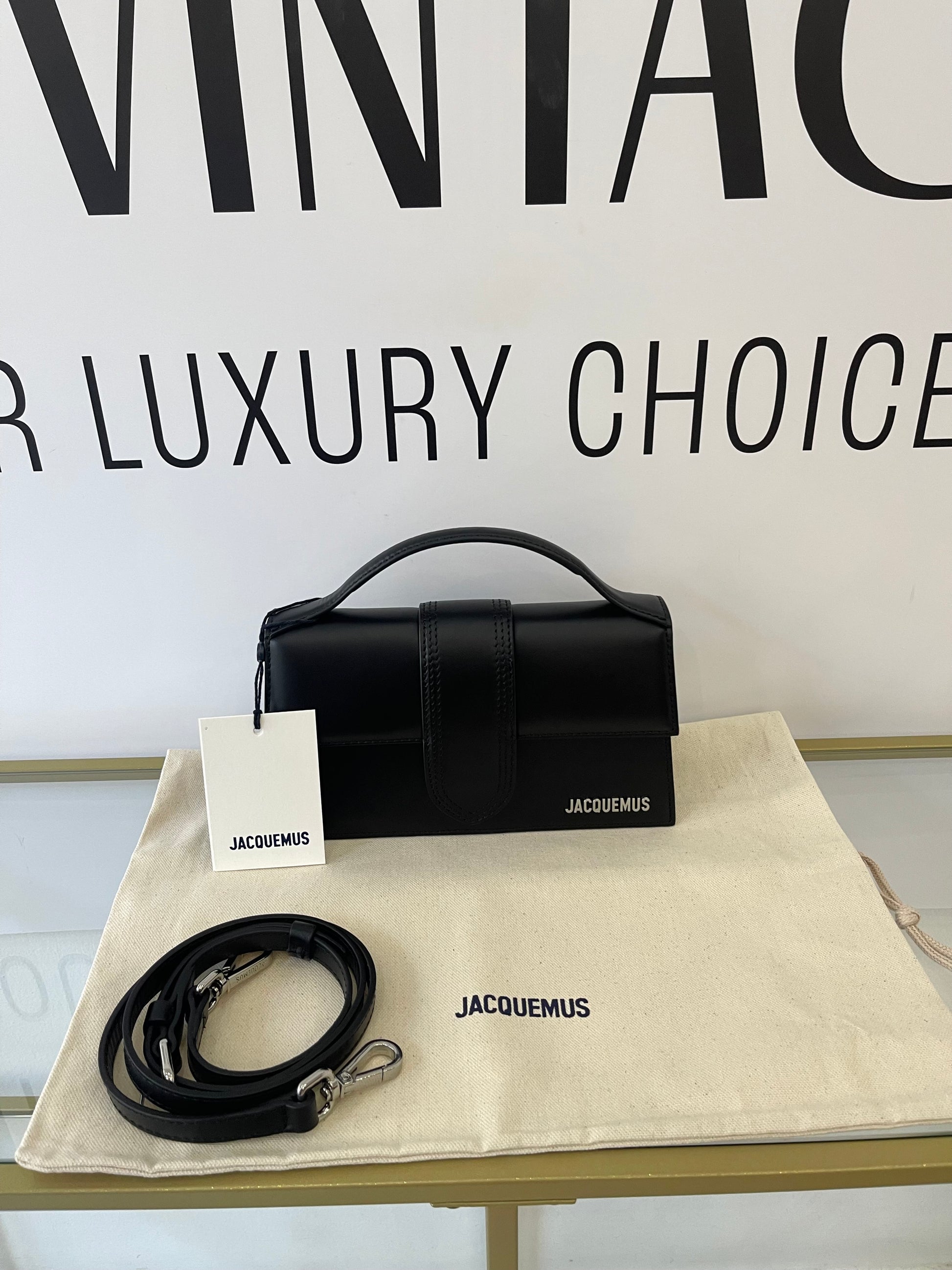 Borsa Le Grand Bambino black hw argento Jacquemus