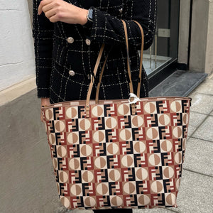 Borsa Shopping Roll Large Reversibile Fendi