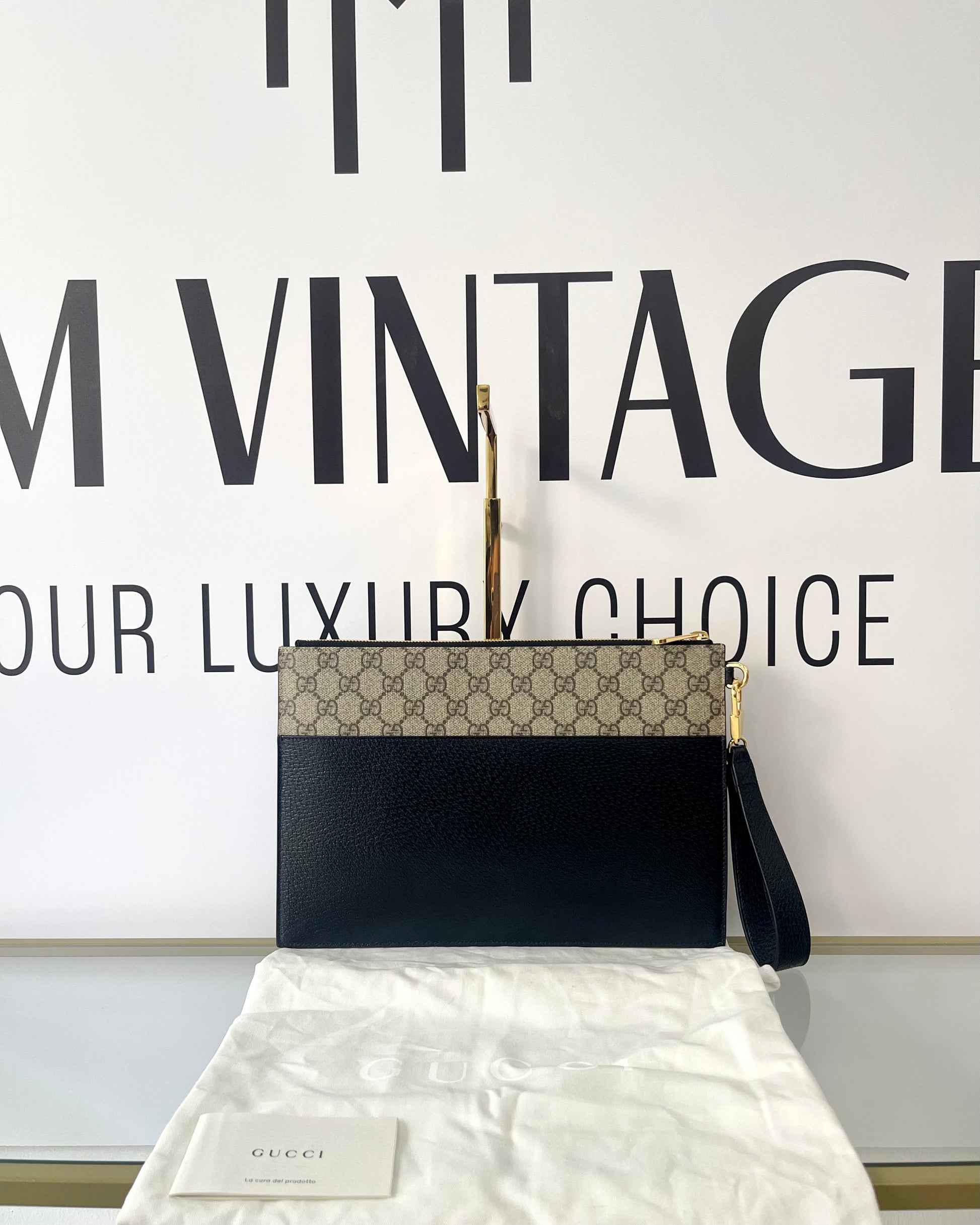 Pochette Interlocking GG Supreme Gucci