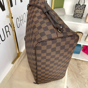 Borsa Neverfull MM Damier Ebène Louis Vuitton