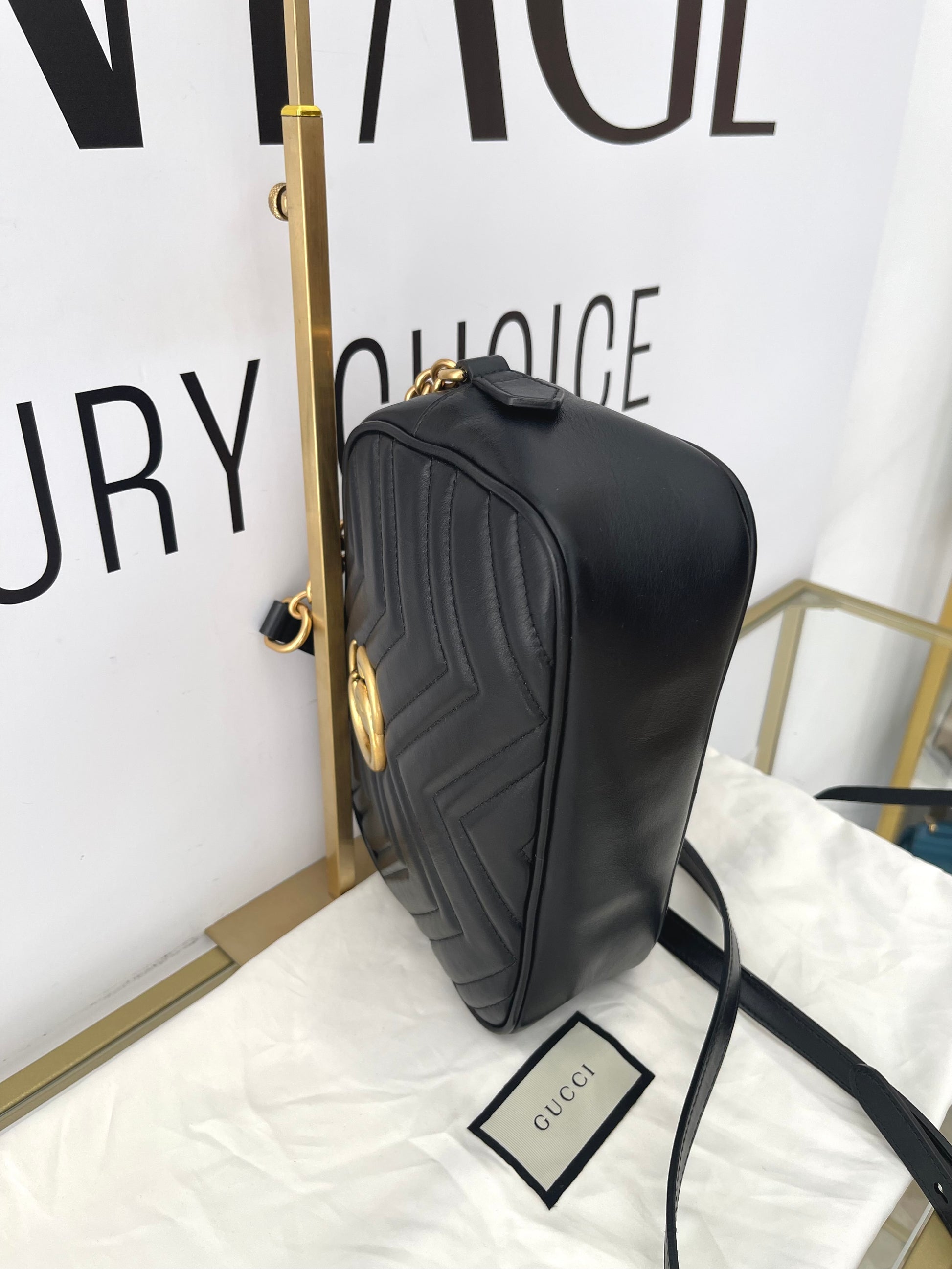 Borsa Camera Bag GG Marmont Matelassé Gucci