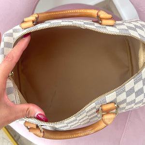 Borsa Speedy 30 Damier Azur Louis Vuitton