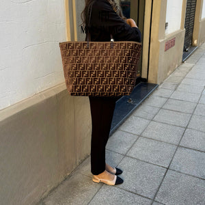 Borsa Zucca Roll reversibile Large Fendi