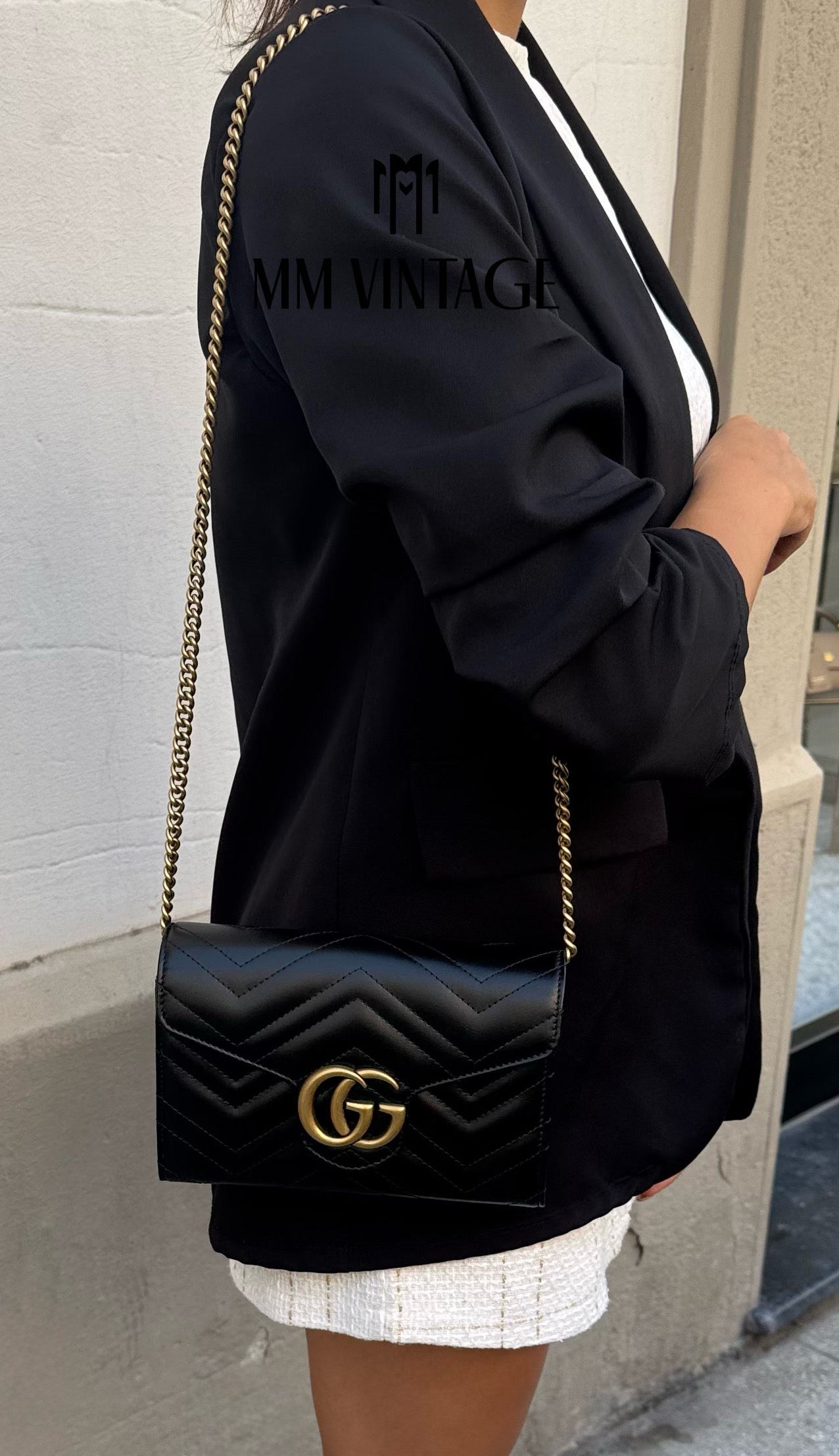 Wallet On Chain Marmont GG Gucci